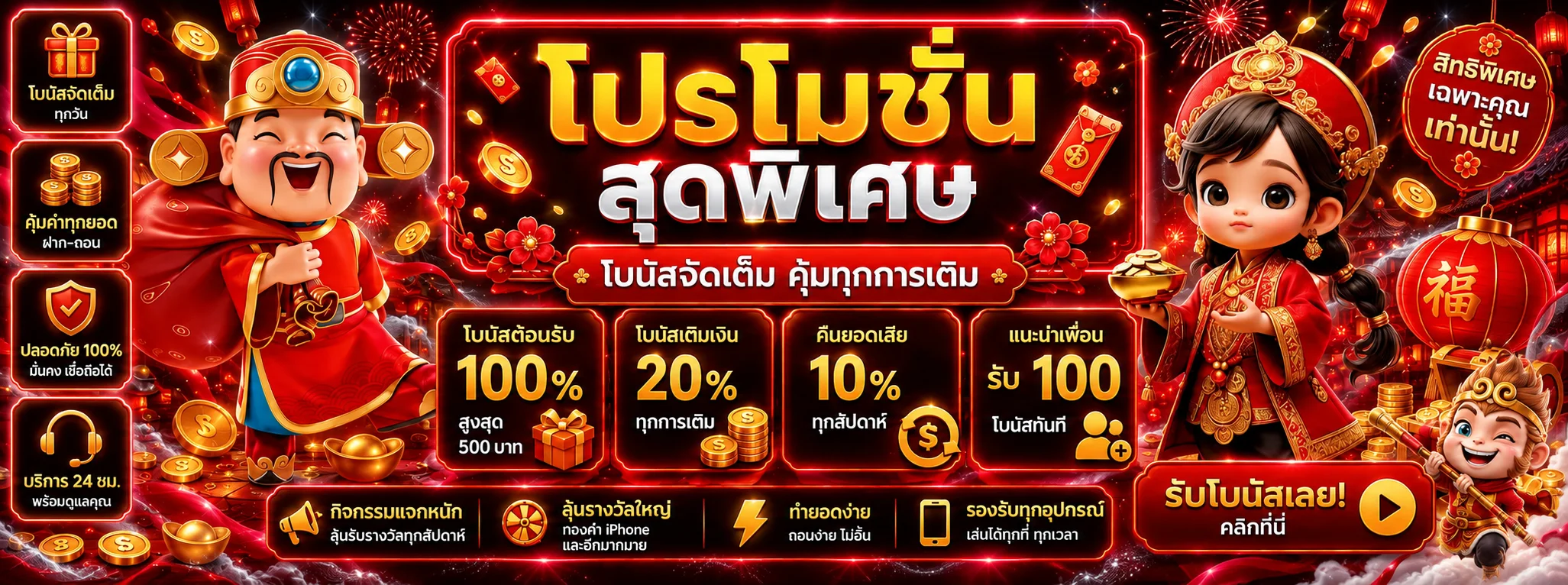 โปรโมชัน BNK69 พร้อมตัวละครเกมและโบนัส