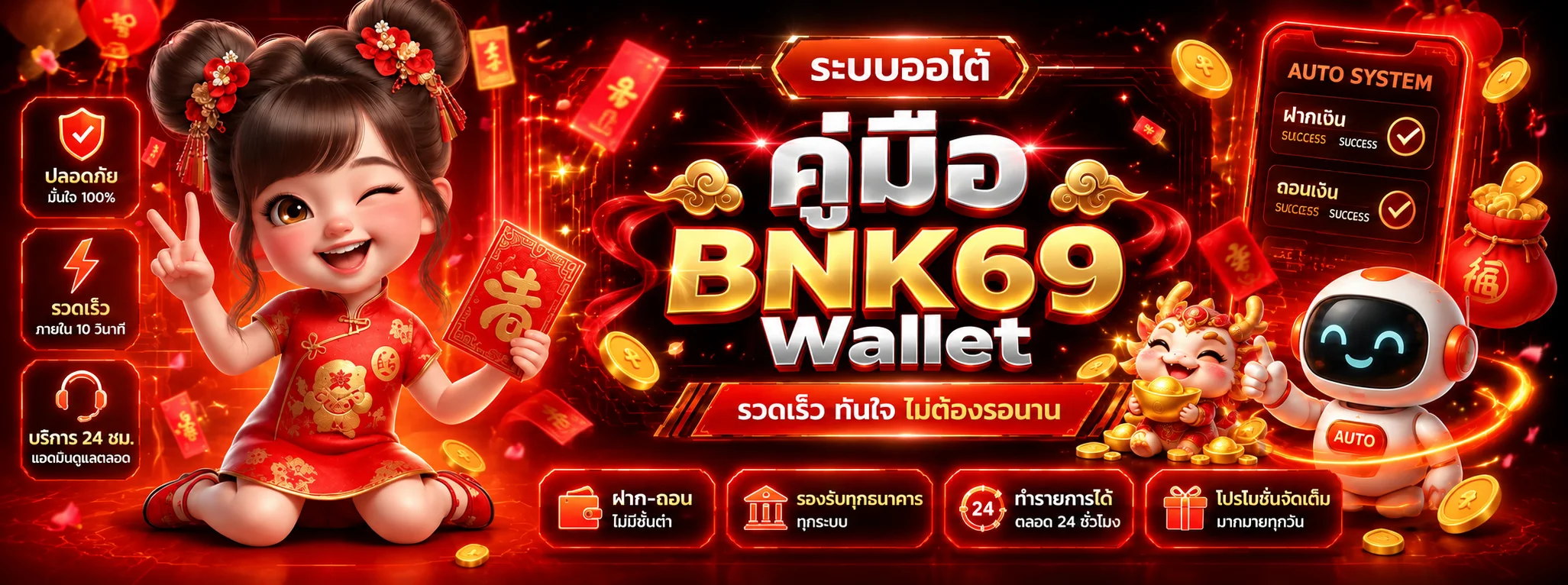 คู่มือ BNK69 Wallet สำหรับสมาชิก